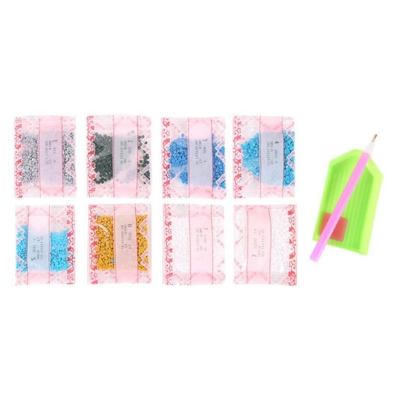 New 5D DIY Full Drill Diamond Art Kit, Fairy, Mosaic Coded 11.81" x 15.7" - Picture 4 of 9